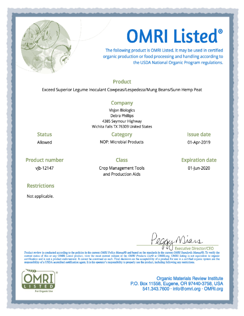 thumbnail of OMRI Certificate