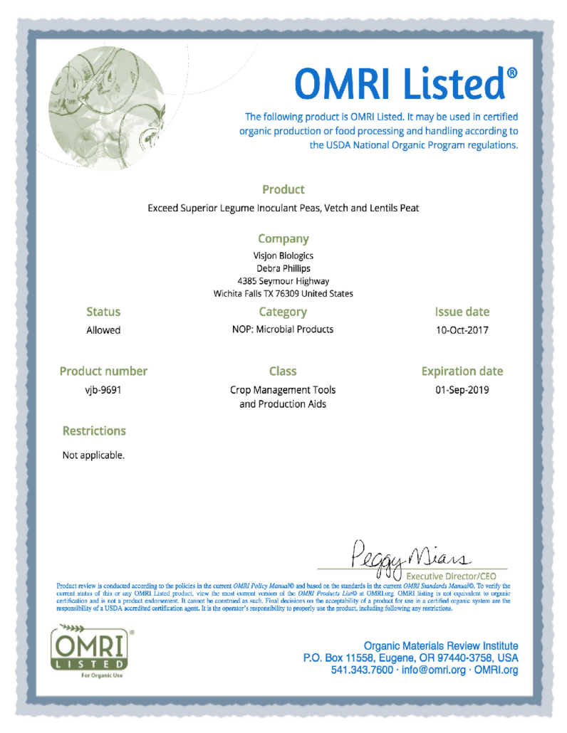 thumbnail of OMRI Certificate